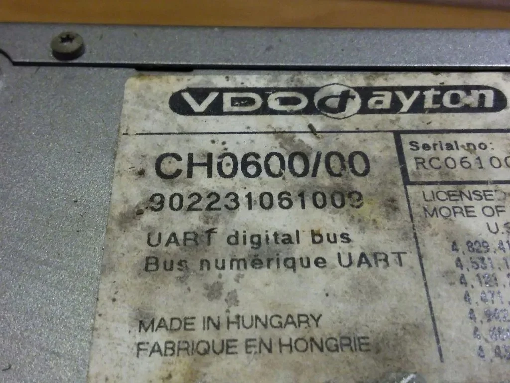 CD-wisselaar Renault 902231061009 CH0600 image 3