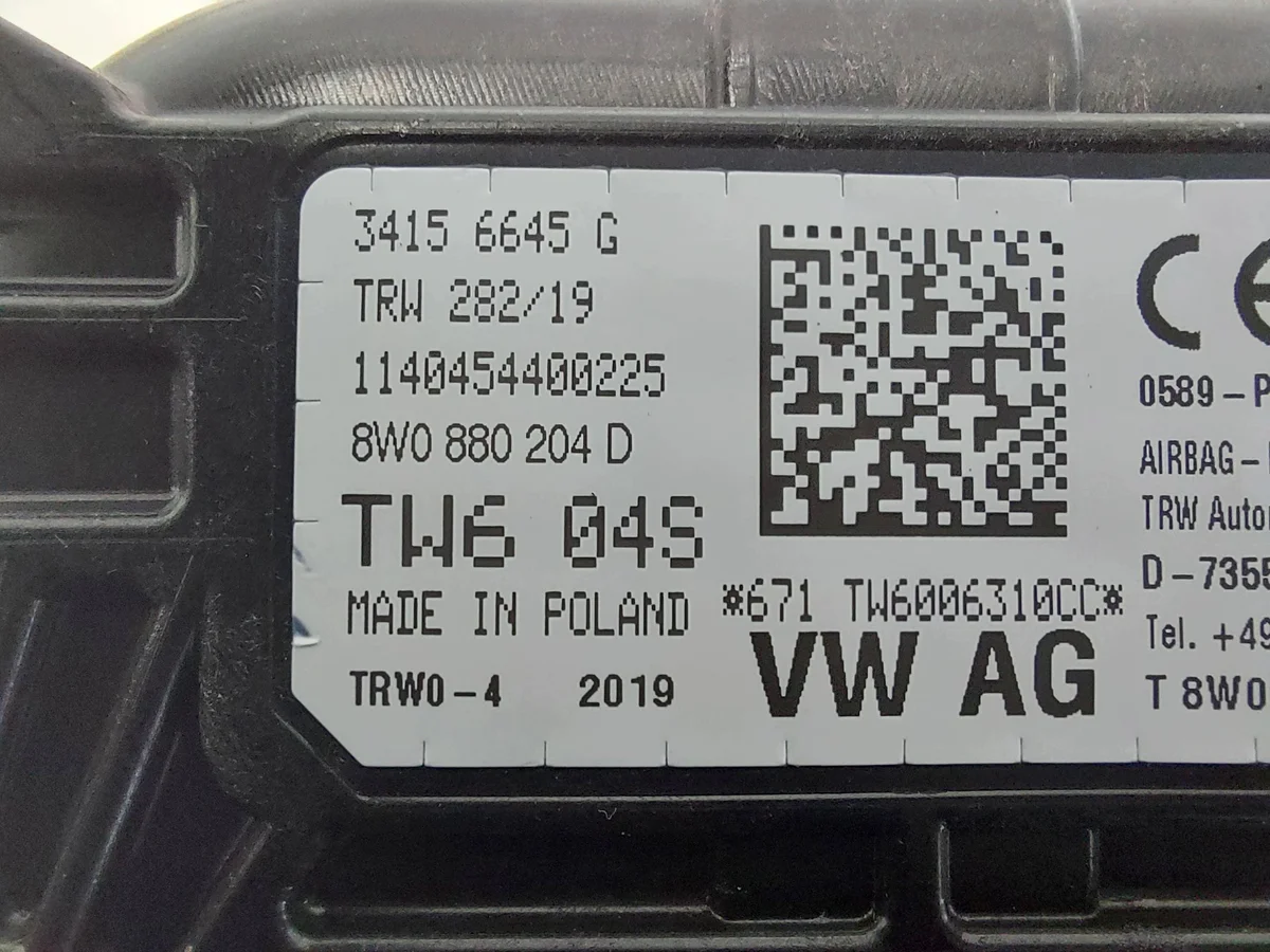 Audi A4 B9 Passagerarairbag 8W0880204D-JLK01 image 4