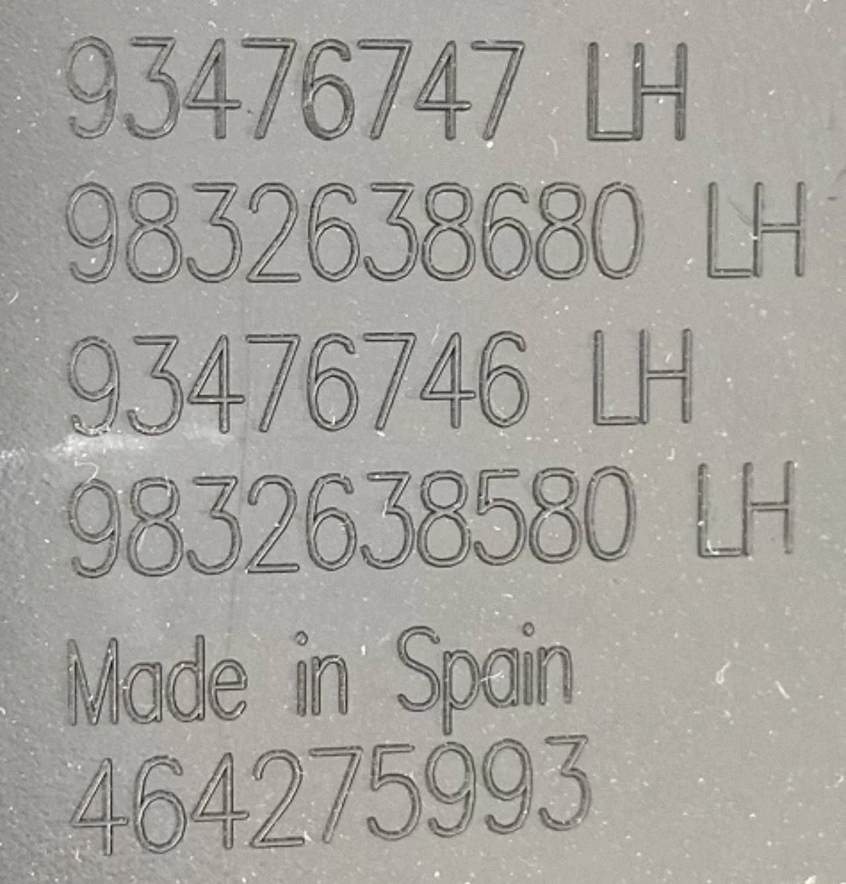 Opel Corsa F dörrpanel vänster fram 5D image 4
