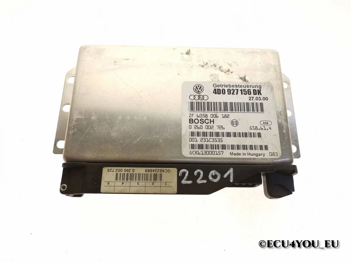 Audi A8 S8 D2 Transmission Control Module 4D0927156DK