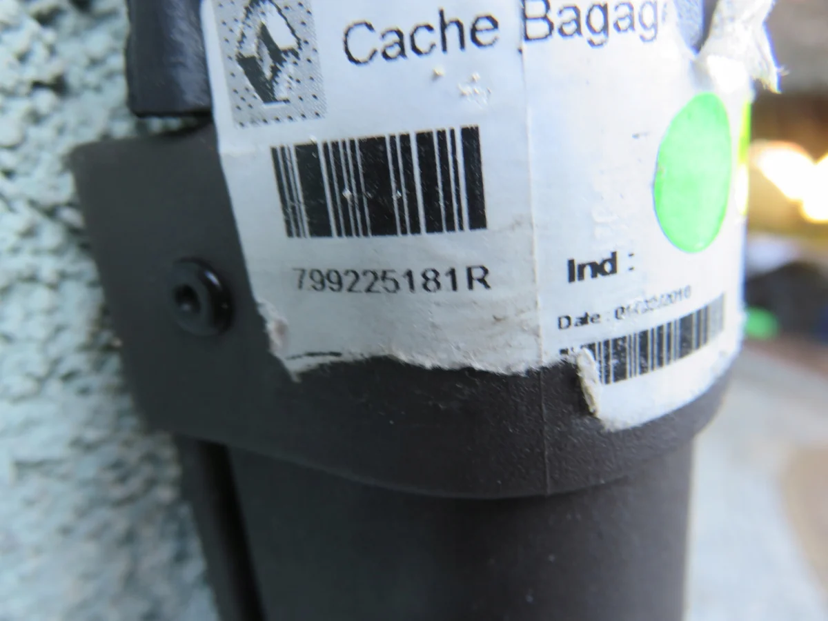 Renault Espace 5 2014-23 Cache-bagages Marron image 4