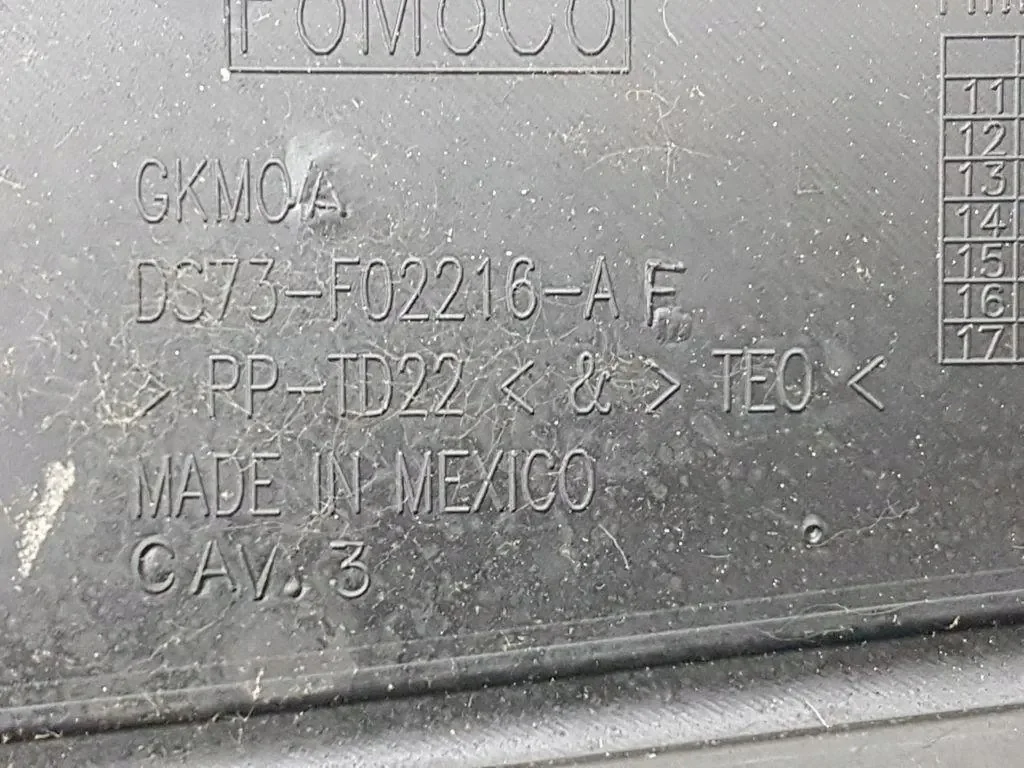 Plástico Limpiaparabrisas Ford Mondeo V DS73F02216AF image 3