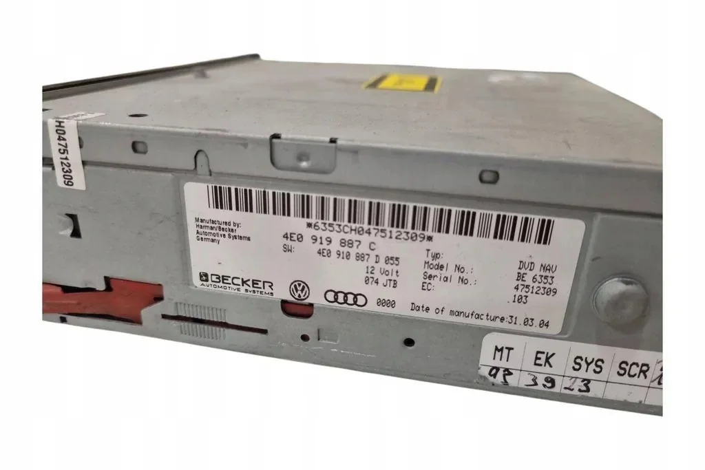 Changeur CD Audi A6 C6 4E0919887C Occasion image 4