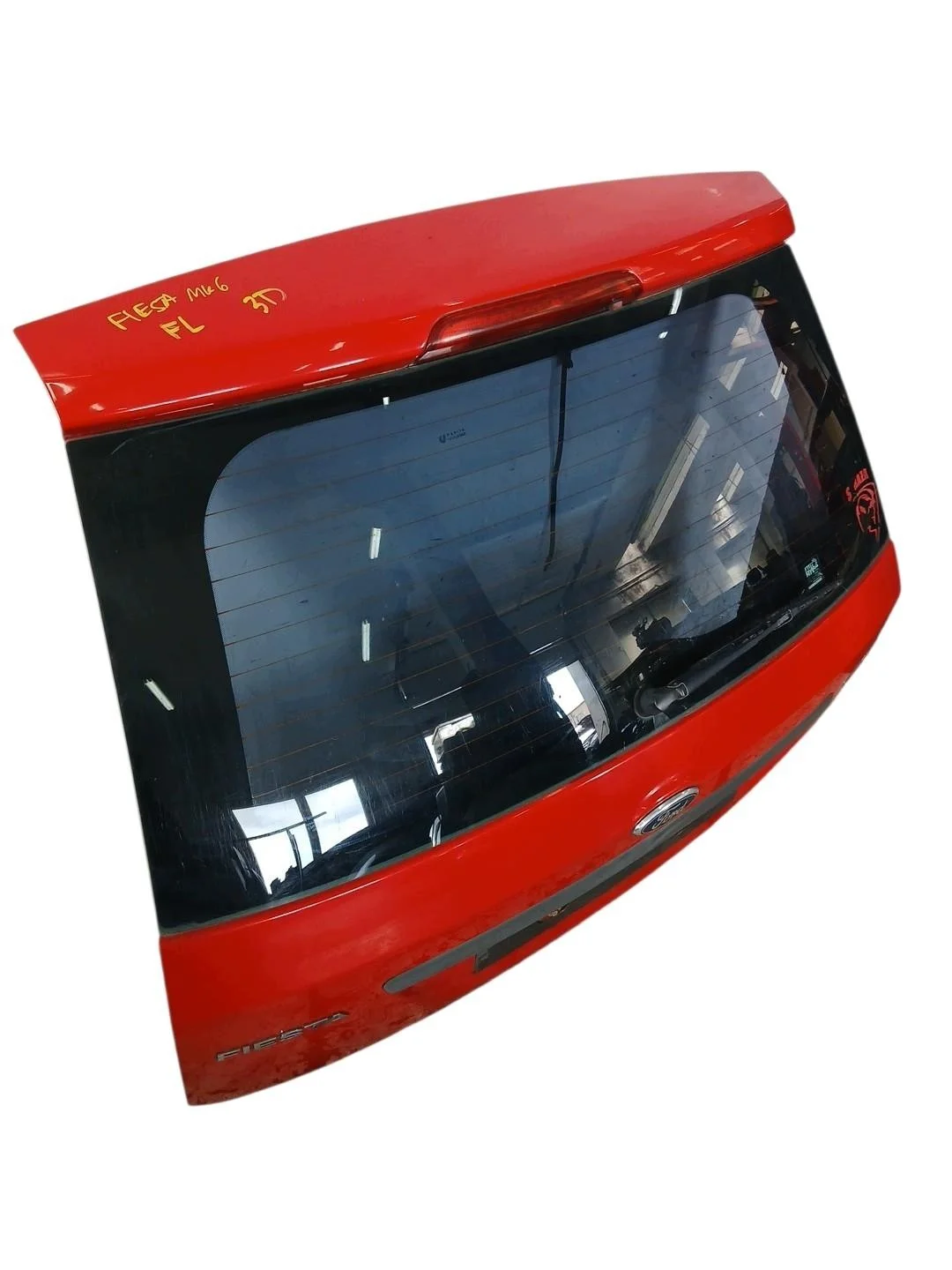 Ford Fiesta MK6 3D Lift Tailgate Glass Used