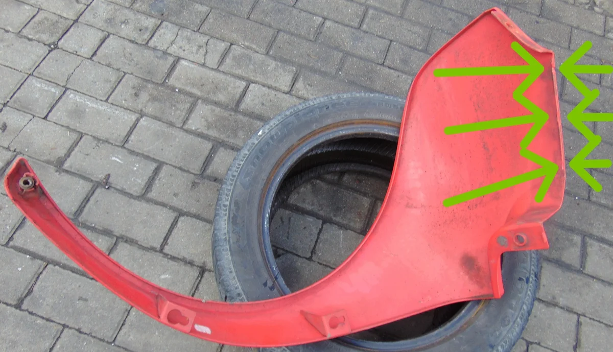 Smart Forfour Rear Right Fender Used