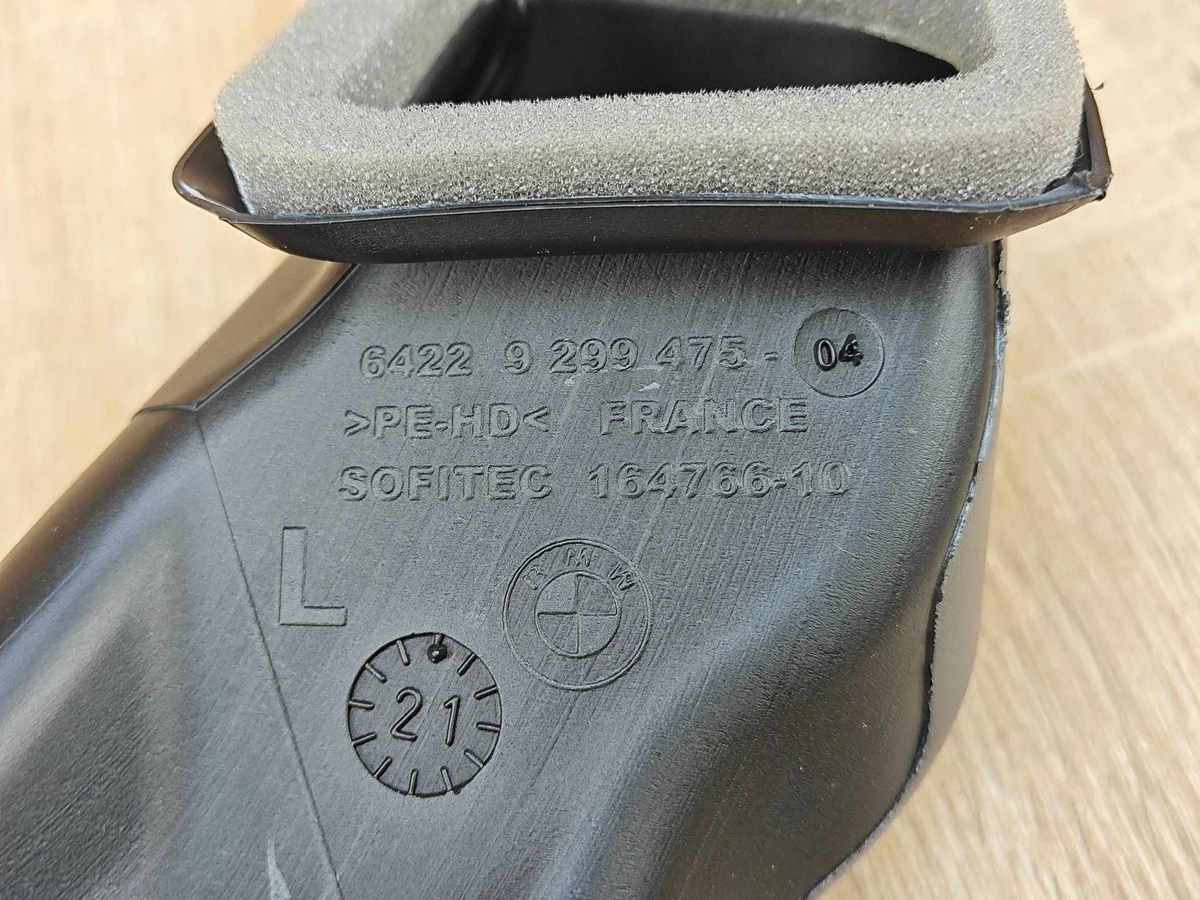 Luftkanal Innenraum Links BMW 8 G15 G30 G11 9299475 image 3