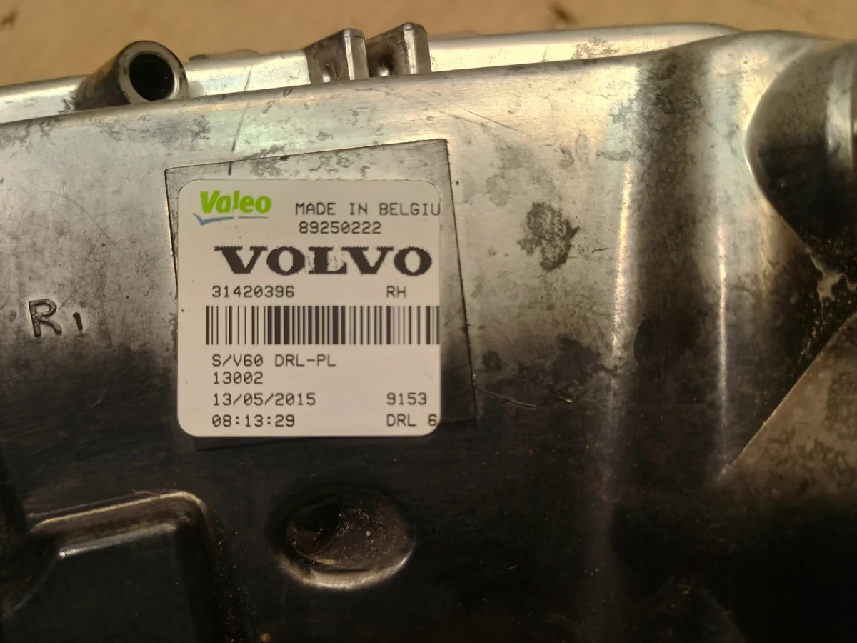 Volvo V60 S60 LED ajovalot 31420396 image 4