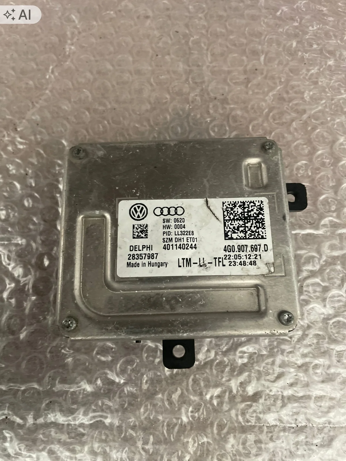 Module Convertisseur LED Audi A4 A5 A6 4G0907697D image 2