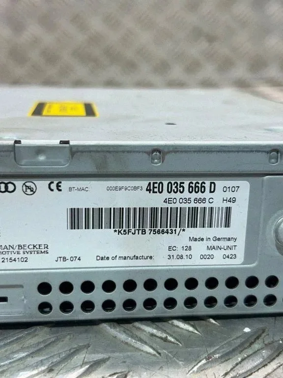 Leitor SD Audi A6 C6 4E0035666D Usado image 7