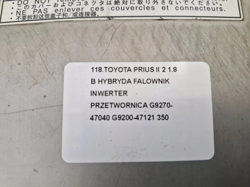 Toyota Prius II 1.8 Hybride Onduleur G9270-47040 image 5