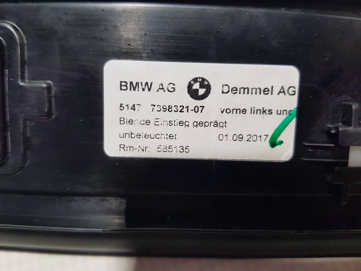 Protetor de soleira BMW 5 G30 esquerdo frontal image 9