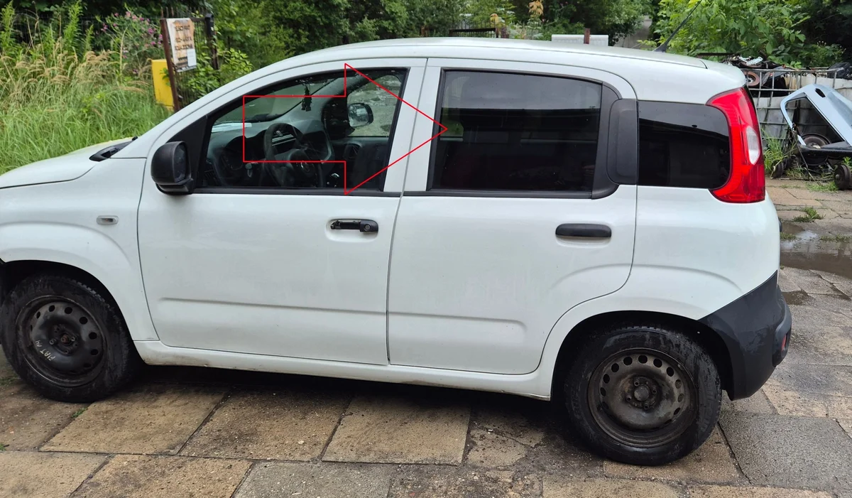 Fiat Panda 3 Rear Door Window Left Used