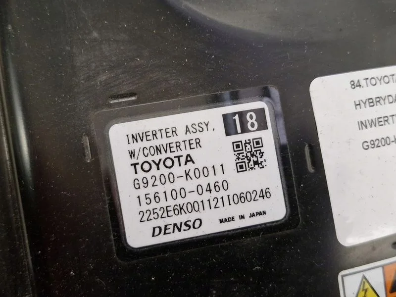 Toyota Yaris IV 1.5 Hybrid Wechselrichter G9200-K0011 image 4