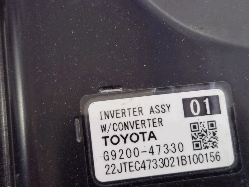 Inversor Toyota C-HR 1.8 Híbrido G9200-47330-A image 3