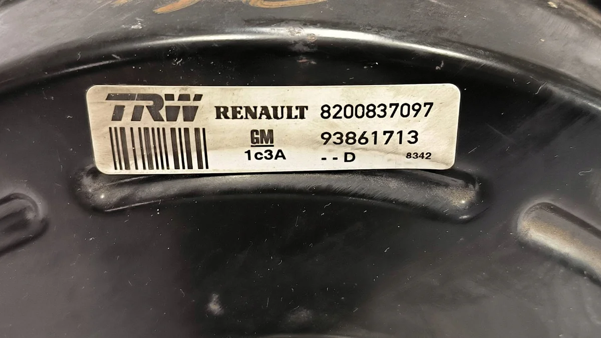 Jarrujen tyhjiö tehostin Opel Vivaro A image 4