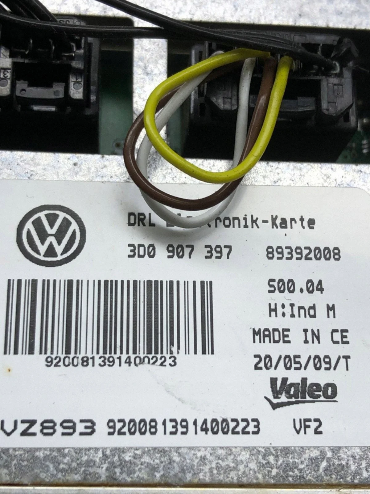 Modul styrning belysning VW Phaeton 3D0907397 image 3