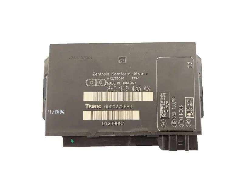 Module Confort Audi A4 B6 8E0959433AS TEMIC