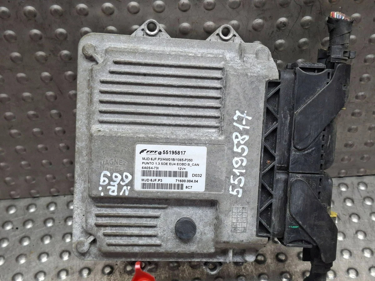 Engine Control Unit 55195817 MJD6JFP3 Fiat 1.3 JTD