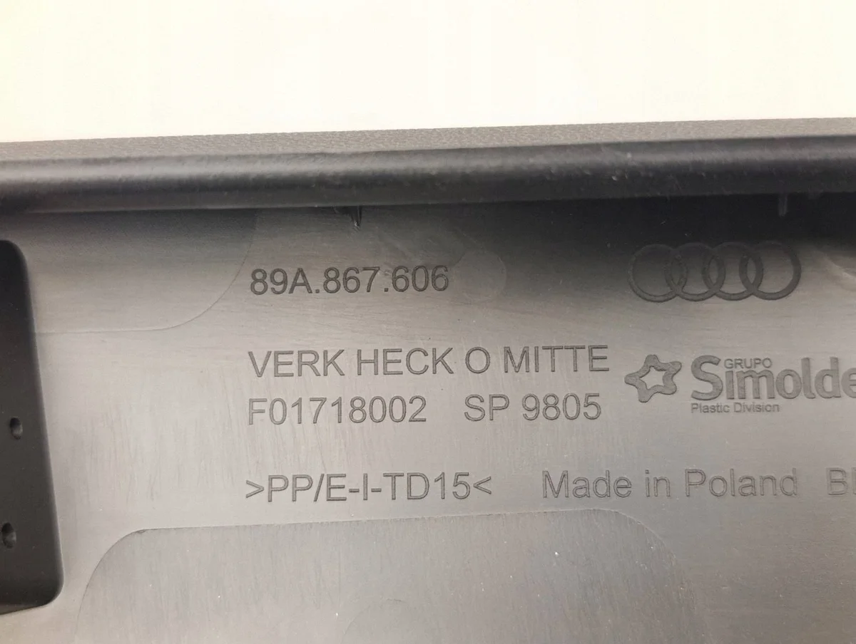 Audi Q4 e-tron Verkleidung Heckklappe 89A867606 image 5