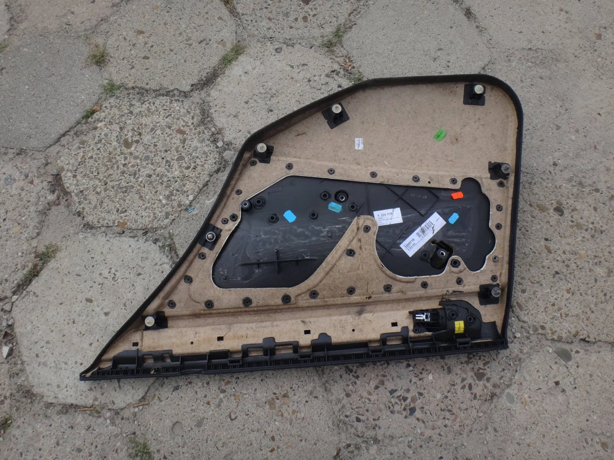 Türverkleidung hinten links BMW E46 Leder Schwarz image 6