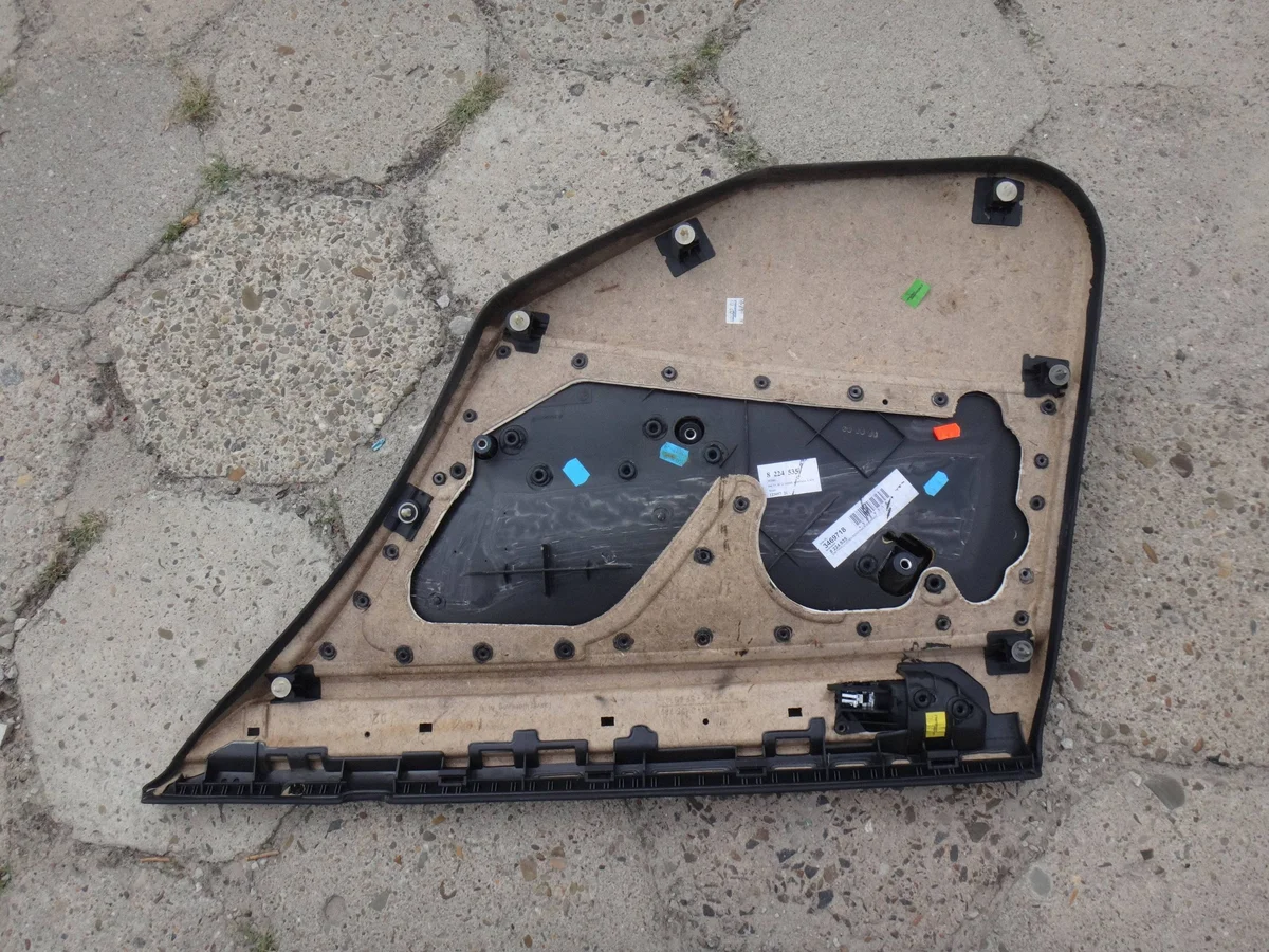 Türverkleidung hinten links BMW E46 Leder Schwarz image 8
