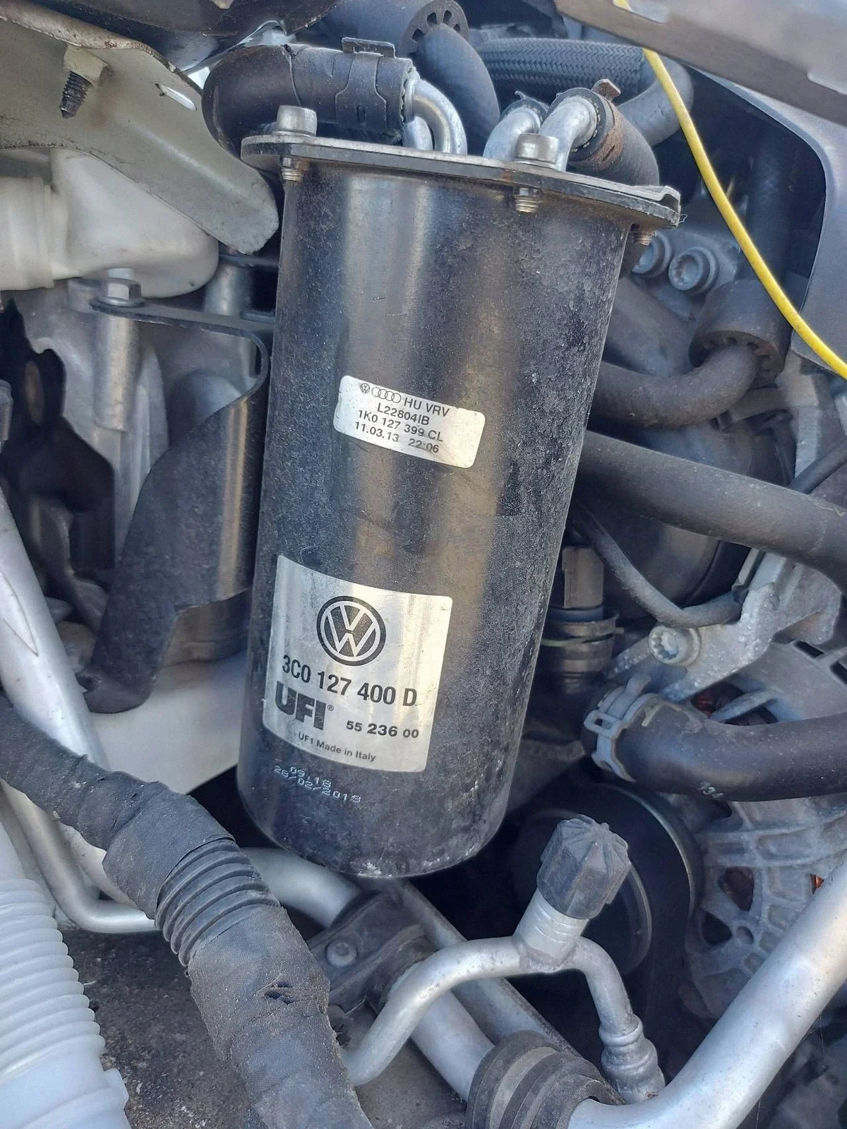 Boîtier de filtre à carburant VW 3C0127400D
