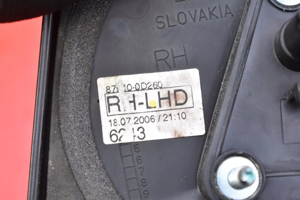 Spiegel Rechts Toyota Yaris 2 II 05-09 5 PIN image 10