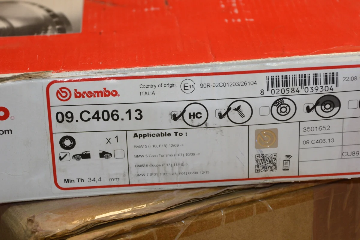 Brembo 09.C406.13 Jarrulevy Käytetty image 3