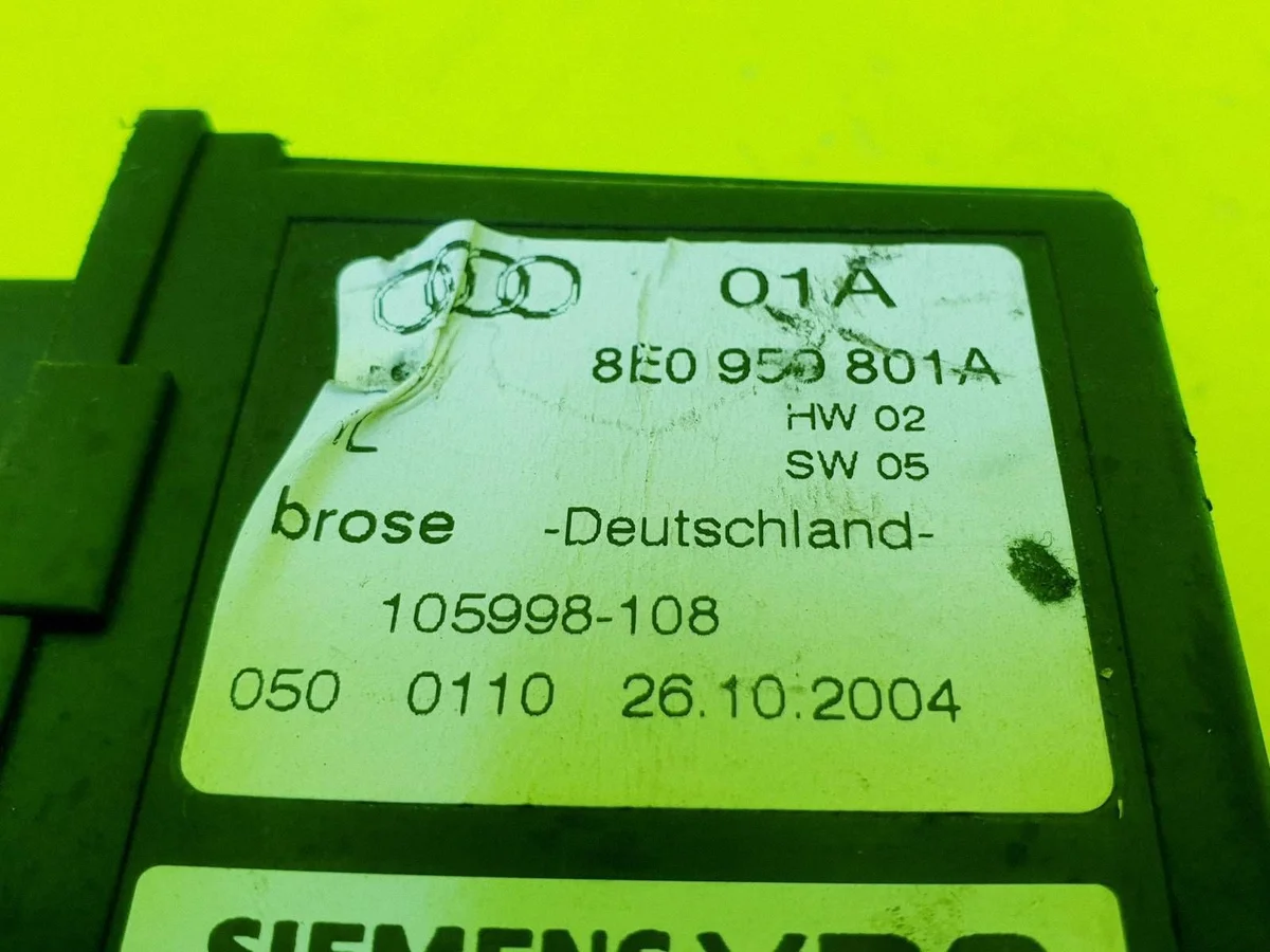 Moteur de vitre Audi OE 8E0959801A image 9