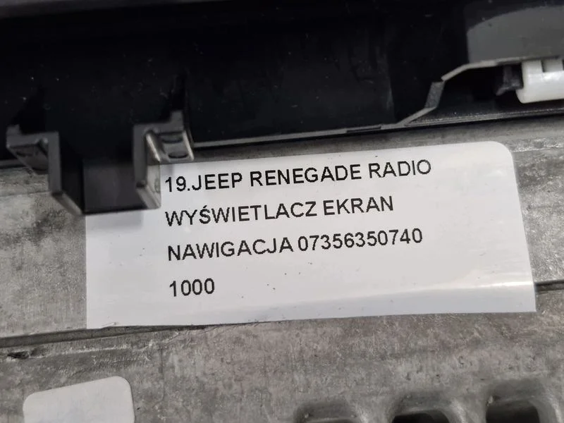 JEEP RENEGADE Radio Display Bildschirm 07356350740 image 10