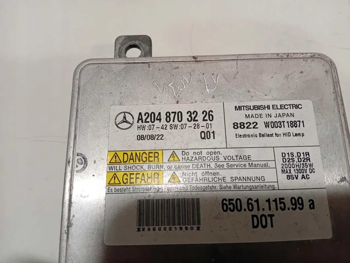 Xenon ballasts Mercedes GLK X204 A2048703226 image 3