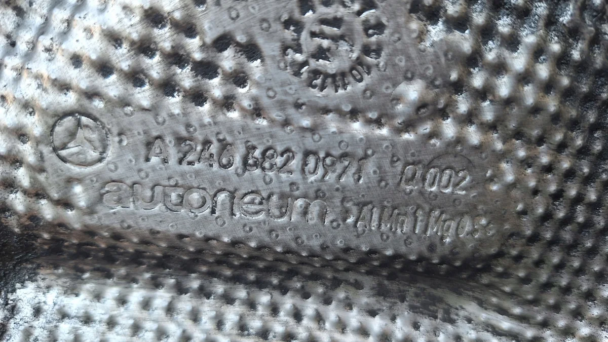 Mercedes-Benz A W176 Heat Shield A2466820971
