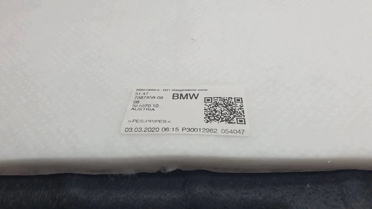 Alfombrilla Maletero BMW G31 Touring Usada image 5