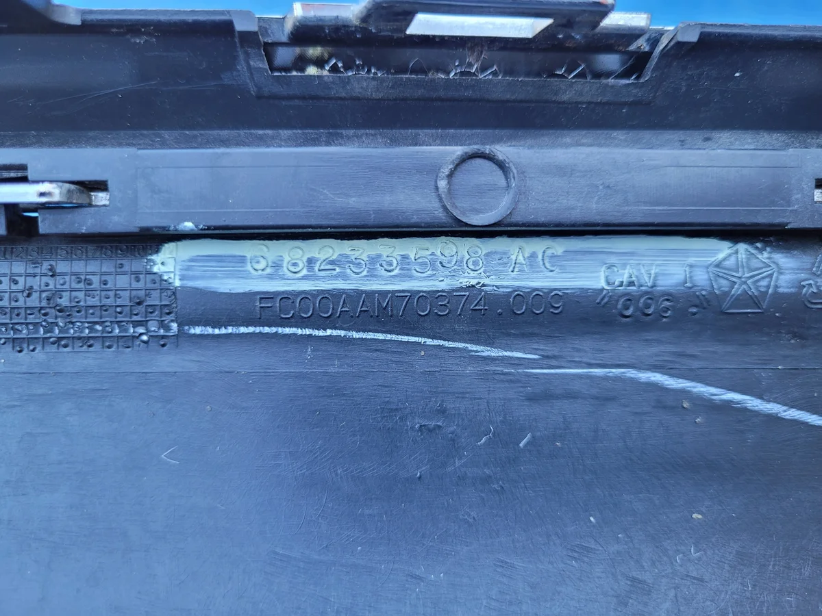 Chrysler Pacifica Rear Bumper Diffuser Trim image 10