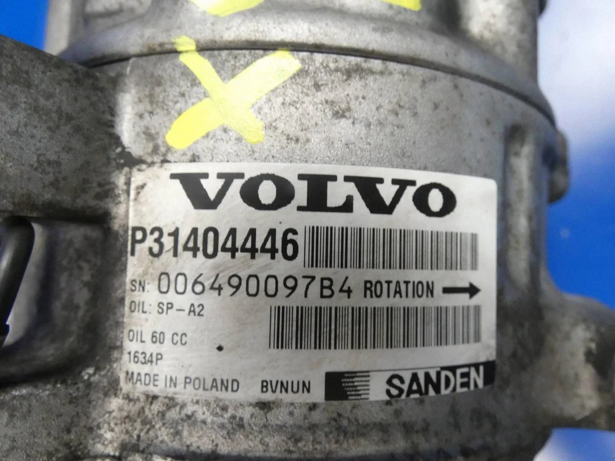 Klimakompressor Volvo V60 S60 II 2.0 D 31404446 image 4