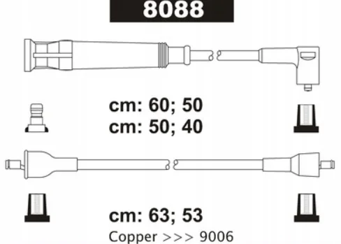 Zündkabel Sentech 8088 Audi BMW VW