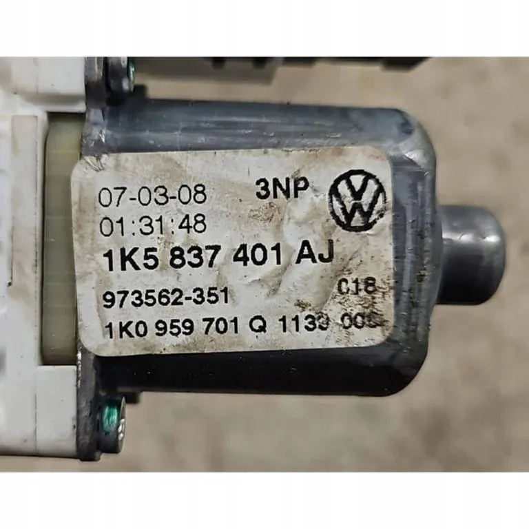 VW Window Motor 1K5837401AJ Used image 4