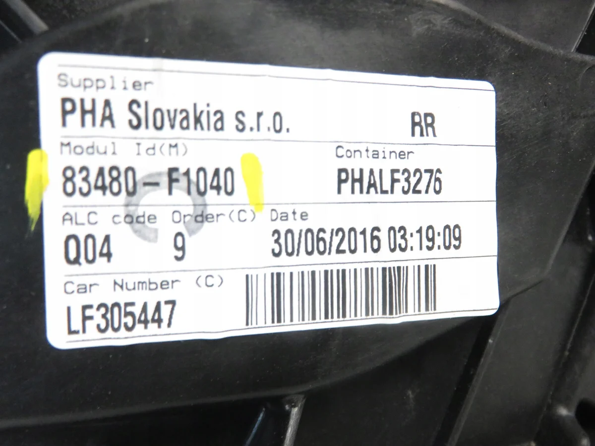 Alzacristalli Posteriore Destro Kia Sportage IV
