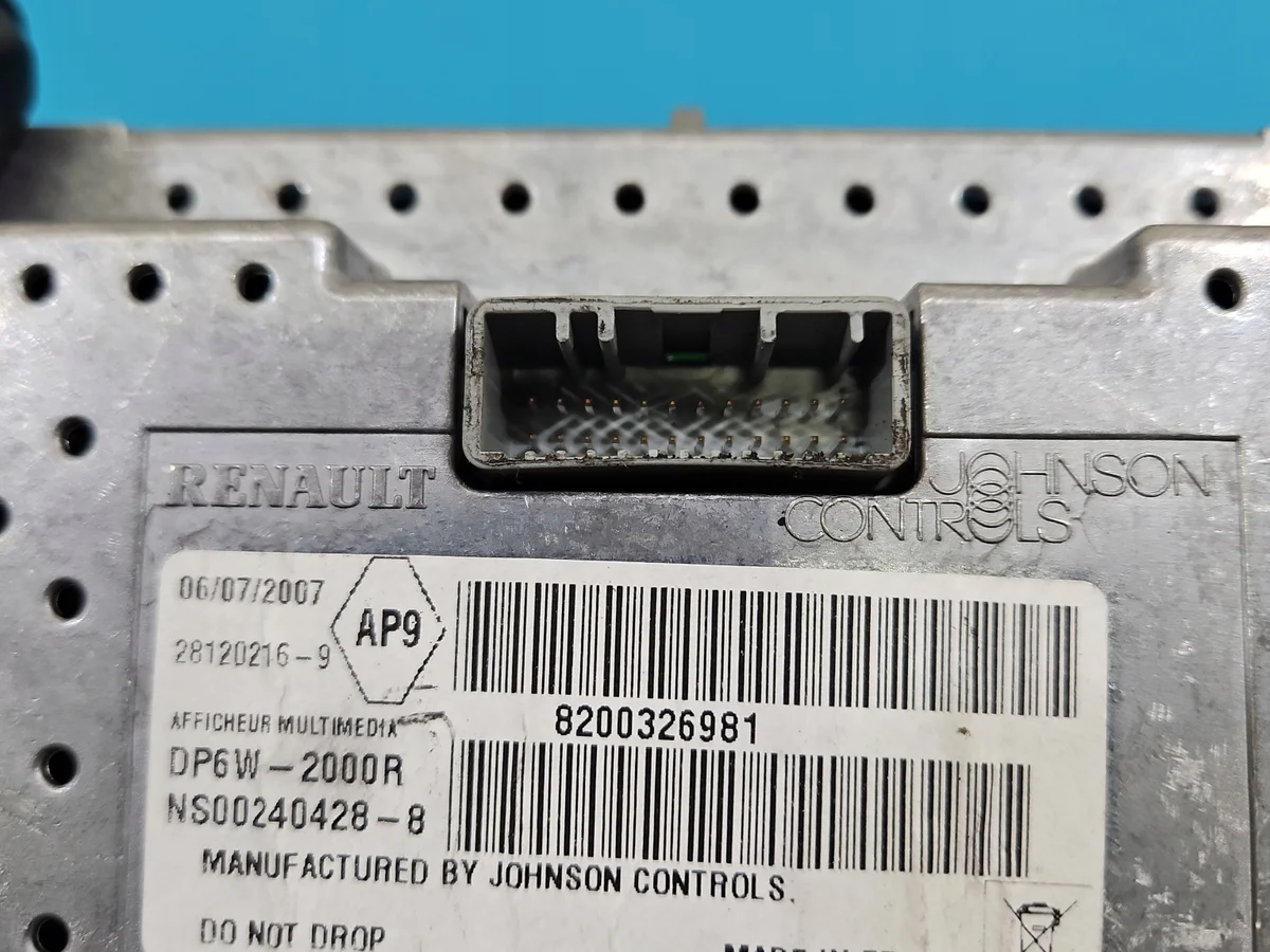 Monitor Renault Scenic II 8200326981 Usado image 7