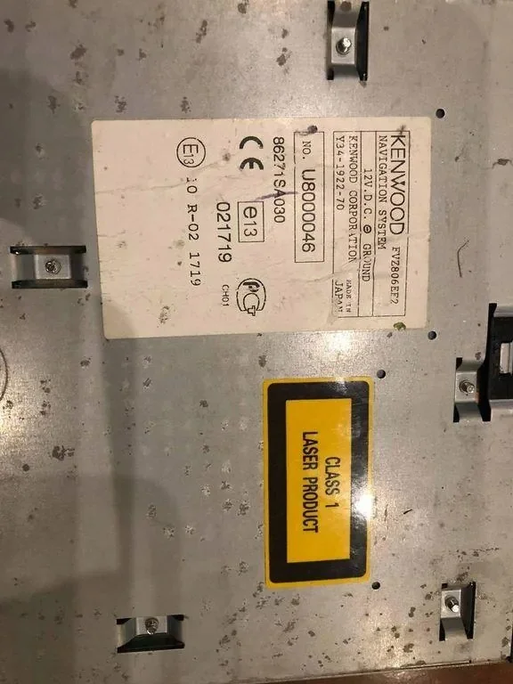 Subaru Forester SG CD/DVD Changer 86271SA030