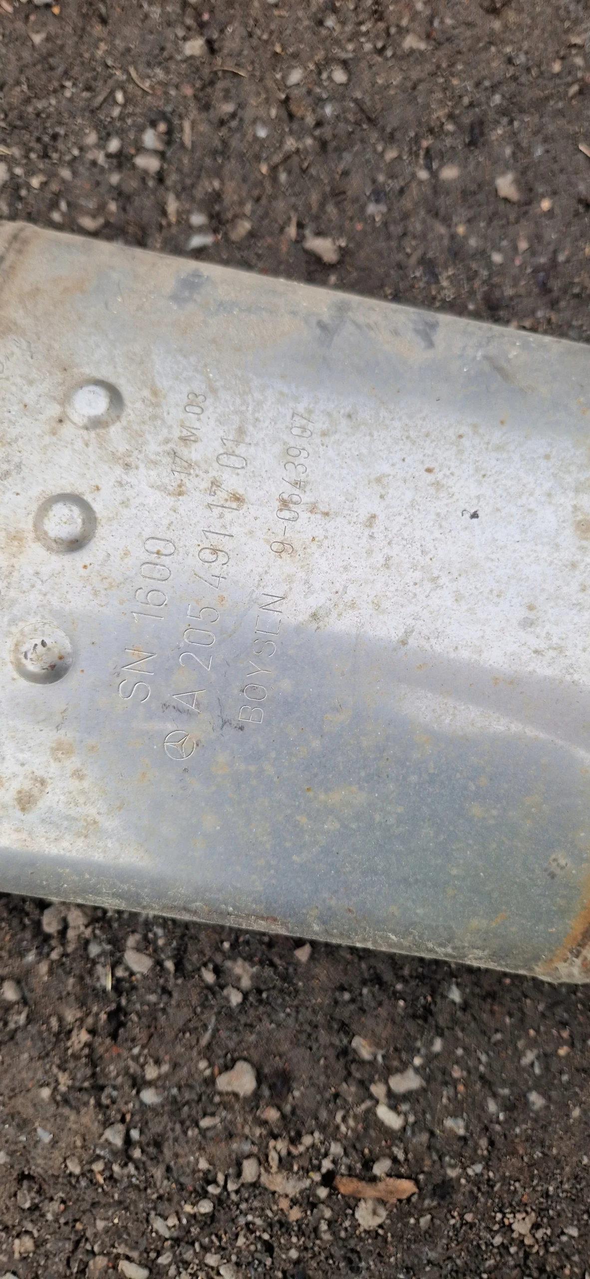 Mercedes C-Class W205 CDI Exhaust Tailpipe