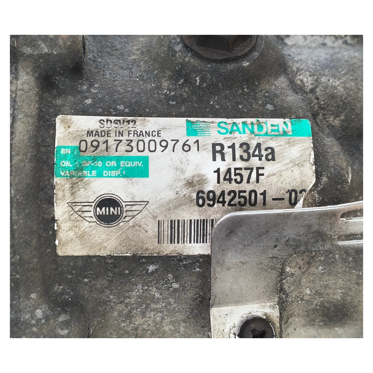 Compressor Ar Condicionado Mini R56 1.6B image 8