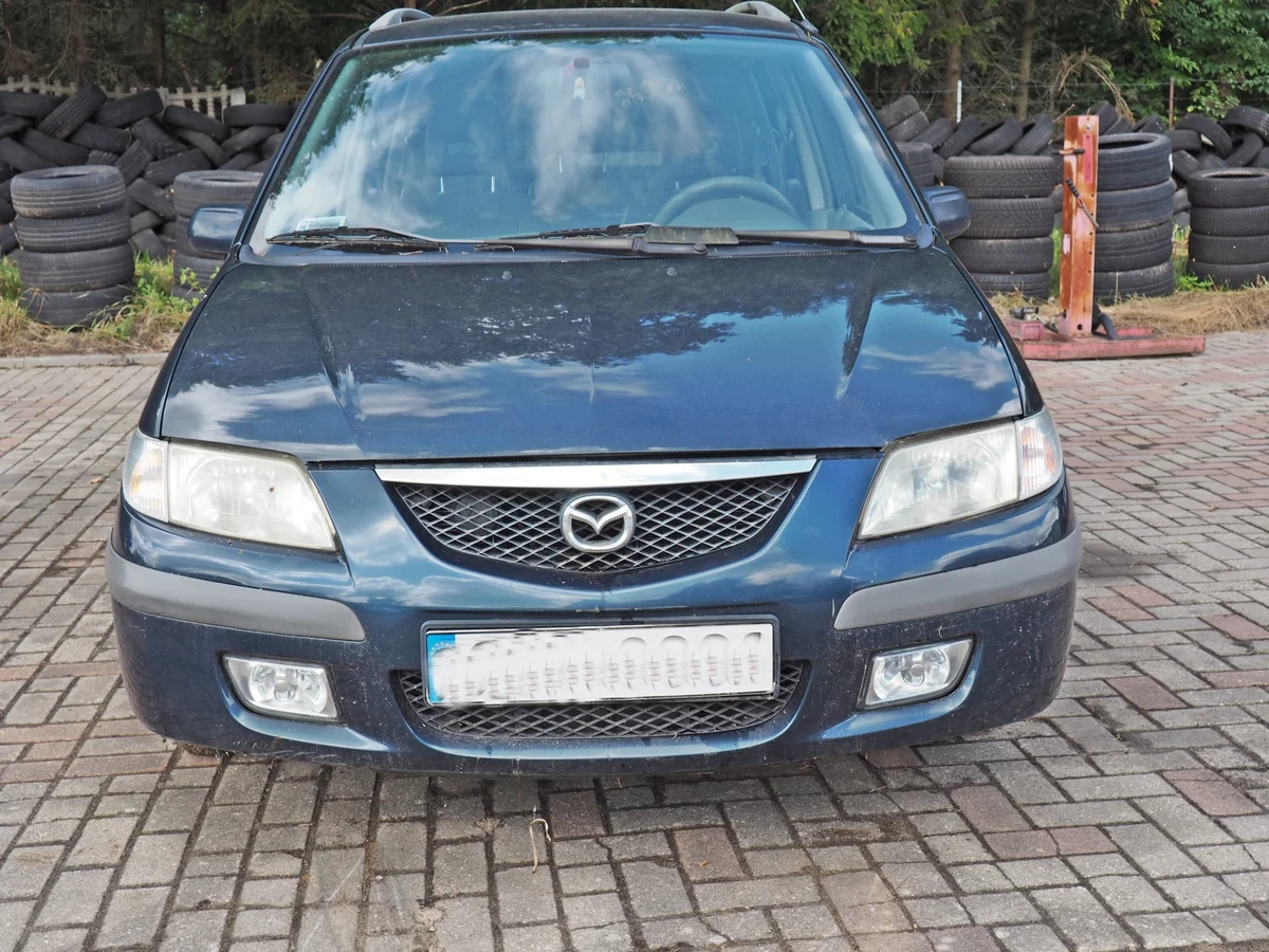 Mazda Premacy Cache-bagages Gris Original image 5