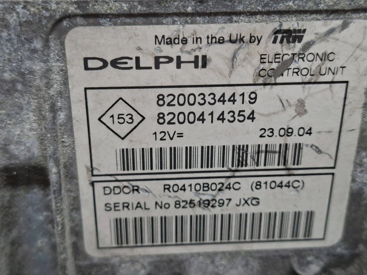 Calculateur moteur Renault 1.5 DCI