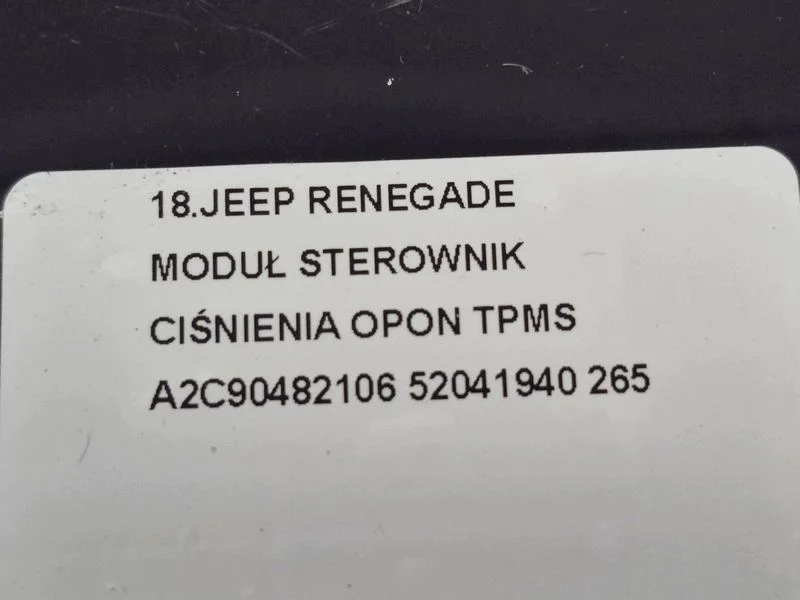 Module bandenspanning Jeep Renegade TPMS image 9