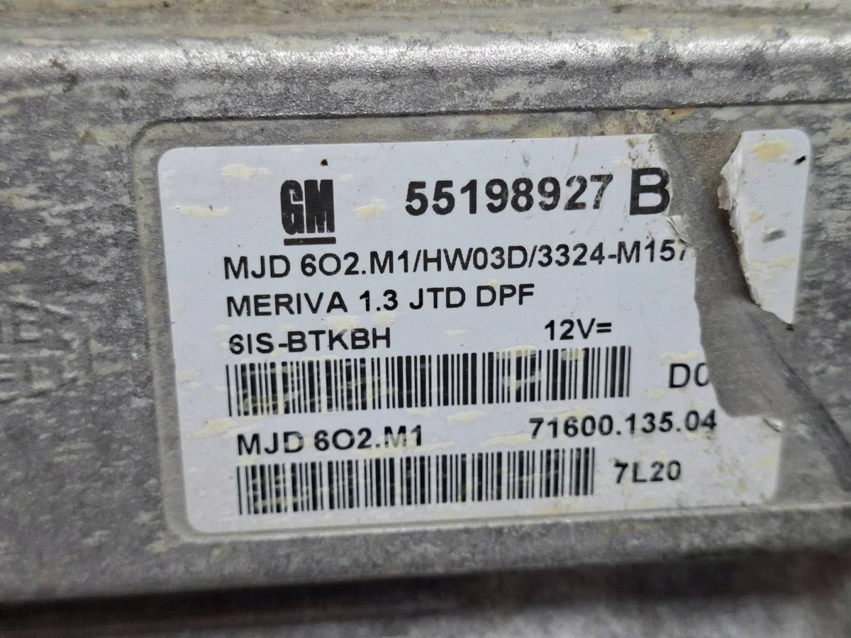 Motorcomputer Opel Meriva A 1.3 CDTI image 5
