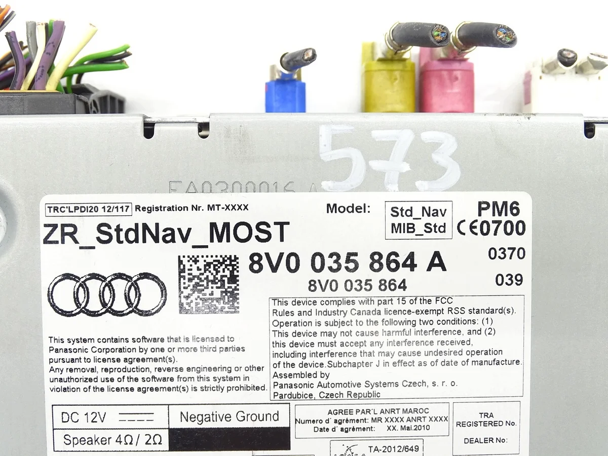 Lector Tarjetas SD Audi A3 8V 8V0035864A Usado image 4