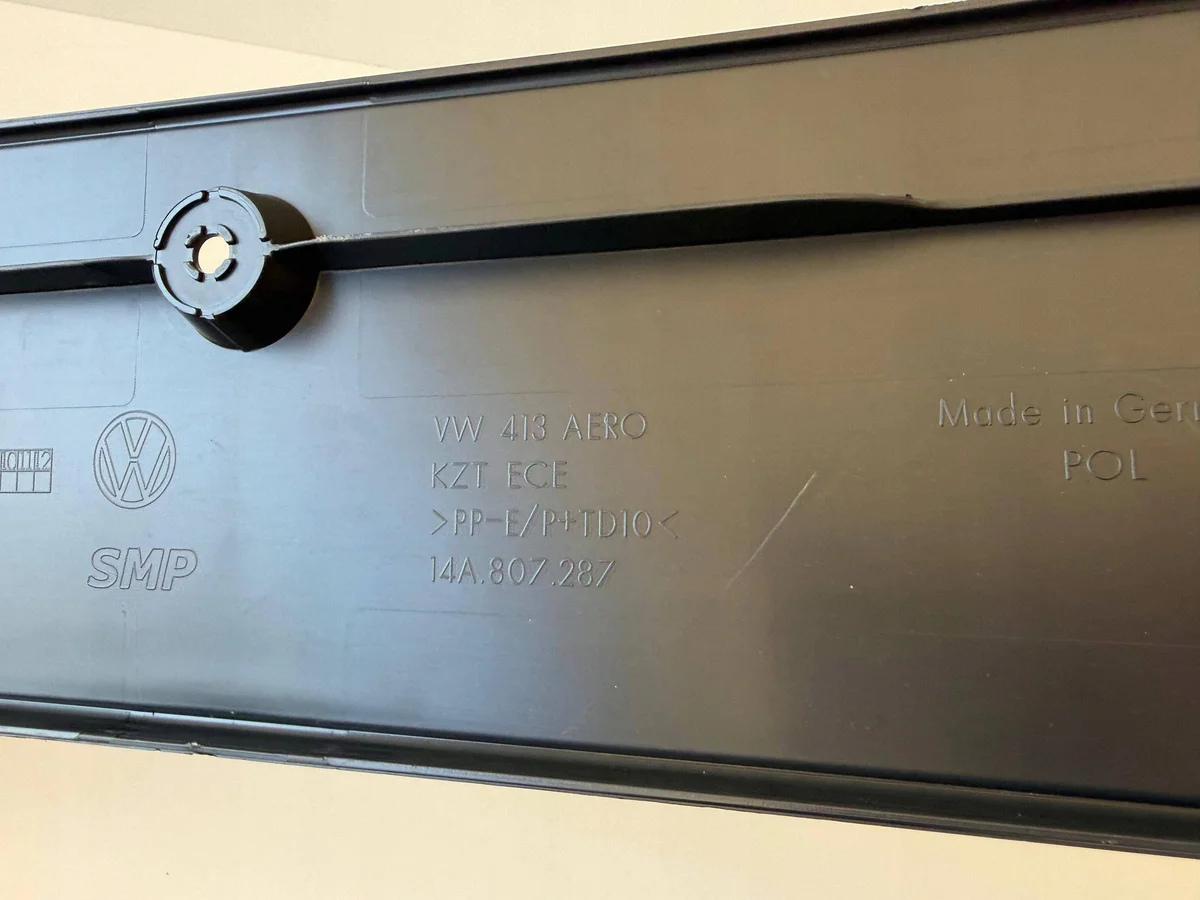 Rahmen Kennzeichenhalter VW ID.7 14A807287 image 3