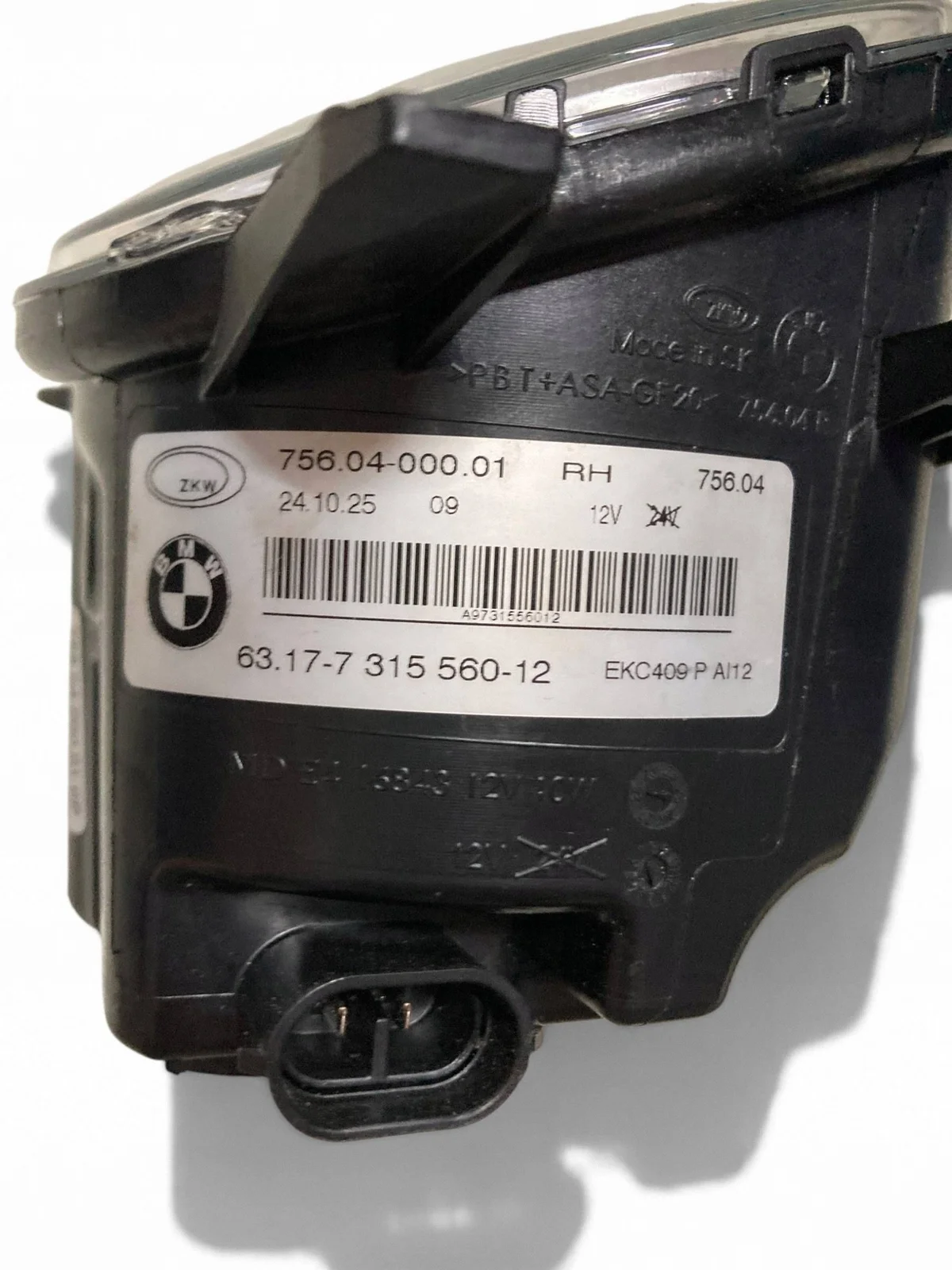 BMW 1 F20 F21 Halogen Höger 7560400001