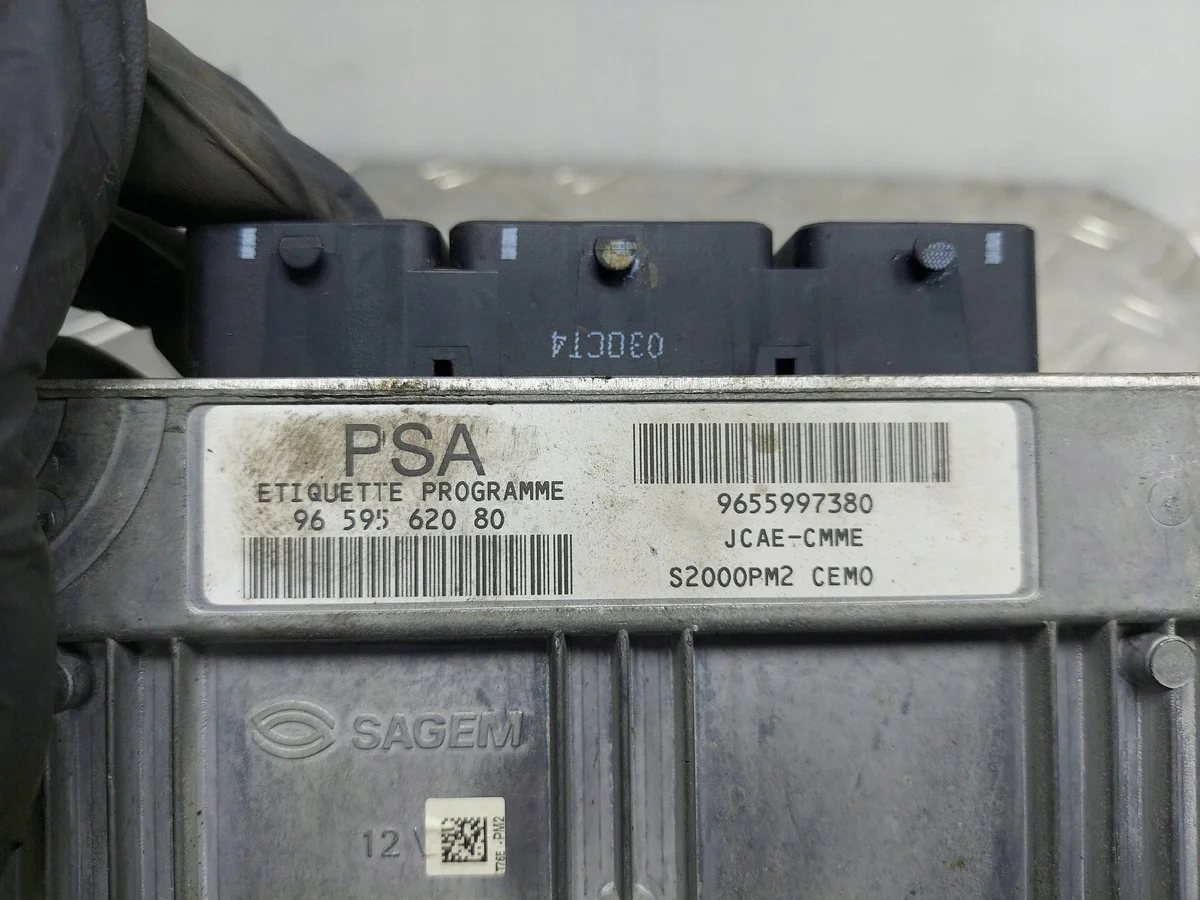 Steuergerät Motor Peugeot 407 9655997380 image 5
